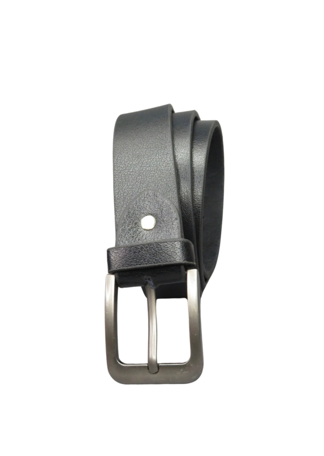 Black leather belt