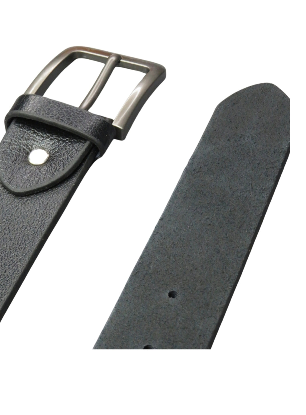 Black leather belt